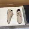 Prada Khaki Gathered Nylon Retro Trainer