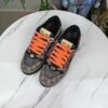 sy_no_FA220419E7A7D903FA11B0750C9E12A0_3 Gucci Screener Sneaker in GG Supreme Canvas with Red/Black Web Stripe & Orange Laces