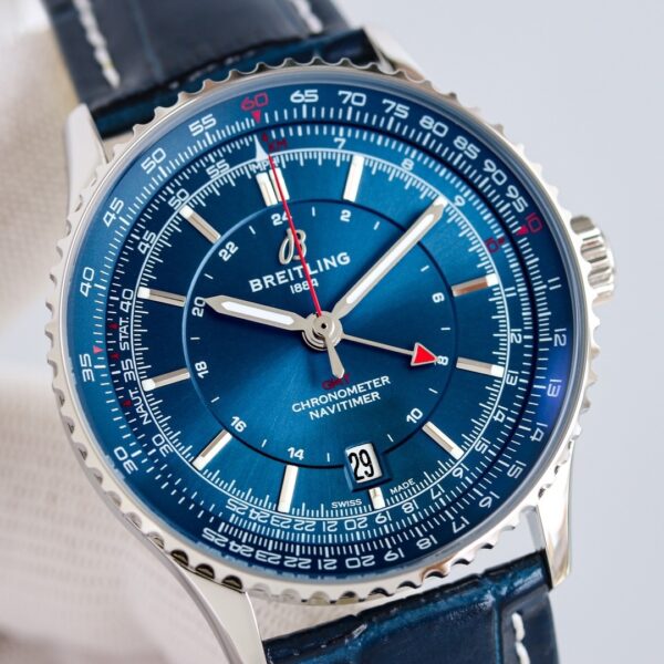 BREITLING Breitling Aviation Timing Series Automatic Mechanical Movement 30 meter Waterproof Men's Watch Swiss Watch 41mm Blue Dial