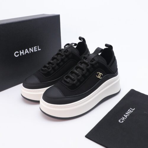 sy_no_FD8462A1690F03B3AD037380BF7E5907_0 Chanel Platform Sneaker Black-White