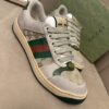 Gucci MAC8 GG Canvas & Suede Sneaker with Web Stripe
