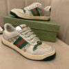 Gucci MAC8 GG Canvas & Suede Sneaker with Web Stripe