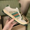 Gucci MAC8 GG Canvas & Suede Sneaker with Web Stripe