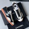 sy_no_FF3DAB3822B56F1F707AF156693F245E_0 Chanel Smooth Calfskin & Pebbled Leather Retro Trainer Black-Cream-GumSole
