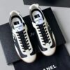 sy_no_FF3DAB3822B56F1F707AF156693F245E_1 Chanel Smooth Calfskin & Pebbled Leather Retro Trainer Black-Cream-GumSole