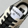 sy_no_FF3DAB3822B56F1F707AF156693F245E_5 Chanel Smooth Calfskin & Pebbled Leather Retro Trainer Black-Cream-GumSole