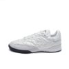 sy_no_FF6BDA0E93CD05595F46FE27C19E8E77_1 Chanel White Quilted Leather Low-Top Sneaker with Suede Detailing and Tongue Logo