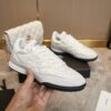 sy_no_FF6BDA0E93CD05595F46FE27C19E8E77_3 Chanel White Quilted Leather Low-Top Sneaker with Suede Detailing and Tongue Logo