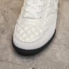 sy_no_FF6BDA0E93CD05595F46FE27C19E8E77_6 Chanel White Quilted Leather Low-Top Sneaker with Suede Detailing and Tongue Logo