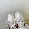 sy_no_FFB6AF304158680D98672F1C77CB5E56_10 Gucci Metallic Silver Leather Sneaker with Web Stripe