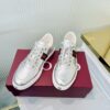 sy_no_FFB6AF304158680D98672F1C77CB5E56_7 Gucci Metallic Silver Leather Sneaker with Web Stripe