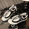 sy_no_1748F30A5EC49C088D45301AB050EEAB_2 CHANEL Black & White Color-Blocked Retro Trainer Sneaker