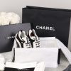 sy_no_20CDC3B79AADB57BC7D7D429FCD553D9_0 CHANEL Black & White Color-Blocked Chunky Sole Retro Trainer Sneaker