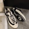 sy_no_20CDC3B79AADB57BC7D7D429FCD553D9_7 CHANEL Black & White Color-Blocked Chunky Sole Retro Trainer Sneaker