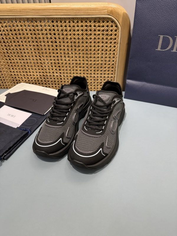 sy_no_2C3D689954FF748E6B411746FB53EAEA_6 Dior B30 Black Mesh Dad Sneaker