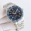 sy_no_30EE81E3A886CEA8666542FB32ACEFCF_4 Longines Spirit Zulu Time Blue Bezel GMT Watch