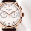 sy_no_312E0CFDE39404E5CDAD27E597F8AB81_3 Patek Philippe Rose Gold Silver-White Dial Chronograph Dress Watch
