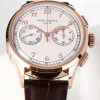 sy_no_312E0CFDE39404E5CDAD27E597F8AB81_5 Patek Philippe Rose Gold Silver-White Dial Chronograph Dress Watch