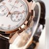 sy_no_312E0CFDE39404E5CDAD27E597F8AB81_6 Patek Philippe Rose Gold Silver-White Dial Chronograph Dress Watch