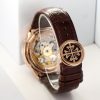 sy_no_312E0CFDE39404E5CDAD27E597F8AB81_8 Patek Philippe Rose Gold Silver-White Dial Chronograph Dress Watch