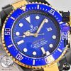 Rolex Deepsea Blaken Black Gold Blue Dial Two-Tone Dive Watch