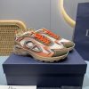 Dior B30 Orange White Mesh Dad Sneaker