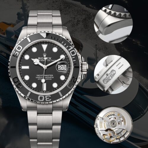 Rolex Yacht-Master 42 Titanium Black Dial 226627-0001