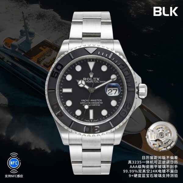 Rolex Yacht-Master 42 Titanium Black Dial 226627-0001