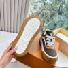 sy_no_5E097E054ECE431575AD1D09F9DA2602_5 LV Dark-Brown Suede Platform Sneaker