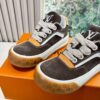 sy_no_5E097E054ECE431575AD1D09F9DA2602_7 LV Dark-Brown Suede Platform Sneaker