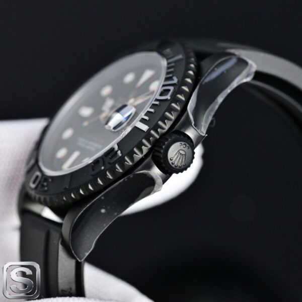 sy_no_682DB69FA6298BAC9C04FE2902E7C215_4 BLAKEN Custom Rolex Yacht-Master 40mm Black DLC