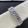 sy_no_6E798F8C3D67049A954F94B54F7C3065_8 Rolex Day-Date Rainbow Gem-Set Bezel Silver Roman Dial President Bracelet Watch