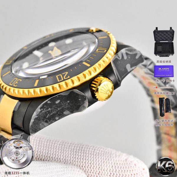 Rolex Deepsea Blaken Black DLC Two-Tone Gold Ceramic Dive Watch