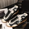 sy_no_77EA8EB622D1FD19F9B11B70AF8ED608_5 CHANEL Black & White Color-Blocked Retro Trainer Sneaker