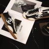 sy_no_77EA8EB622D1FD19F9B11B70AF8ED608_8 CHANEL Black & White Color-Blocked Retro Trainer Sneaker