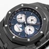 sy_no_782FD593859977299DC6DC1C6173F2EB_2 Audemars Piguet Royal Oak Black Ceramic Blue Dial Perpetual Calendar Watch