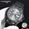 sy_no_7ADF30C769F862C4A278A066839D7409_2 BLAKEN Custom Rolex Yacht-Master 40mm Grey Dial DLC