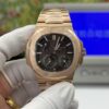 sy_no_8A136512076C275BB717D7BABEF6D690_0 Patek Philippe Nautilus 5712/1R-001 Rose Gold Brown Dial Moonphase Watch