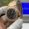 sy_no_8A136512076C275BB717D7BABEF6D690_4 Patek Philippe Nautilus 5712/1R-001 Rose Gold Brown Dial Moonphase Watch