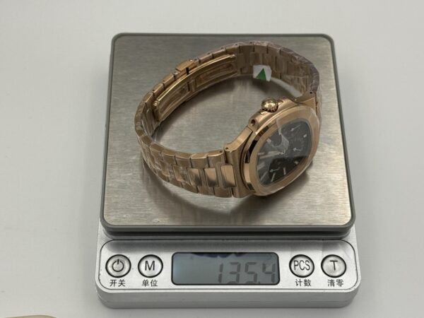 sy_no_8A136512076C275BB717D7BABEF6D690_9 Patek Philippe Nautilus 5712/1R-001 Rose Gold Brown Dial Moonphase Watch