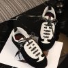 sy_no_D213CC8D5E4908BB5C7AE4998A3E7EBD_8 CHANEL Black & White Two-Tone Retro Trainer Sneaker