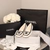 CHANEL Black & White Color-Blocked Square-Toe Slingback Heel