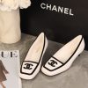 CHANEL Black & White Color-Blocked Square-Toe Slingback Heel