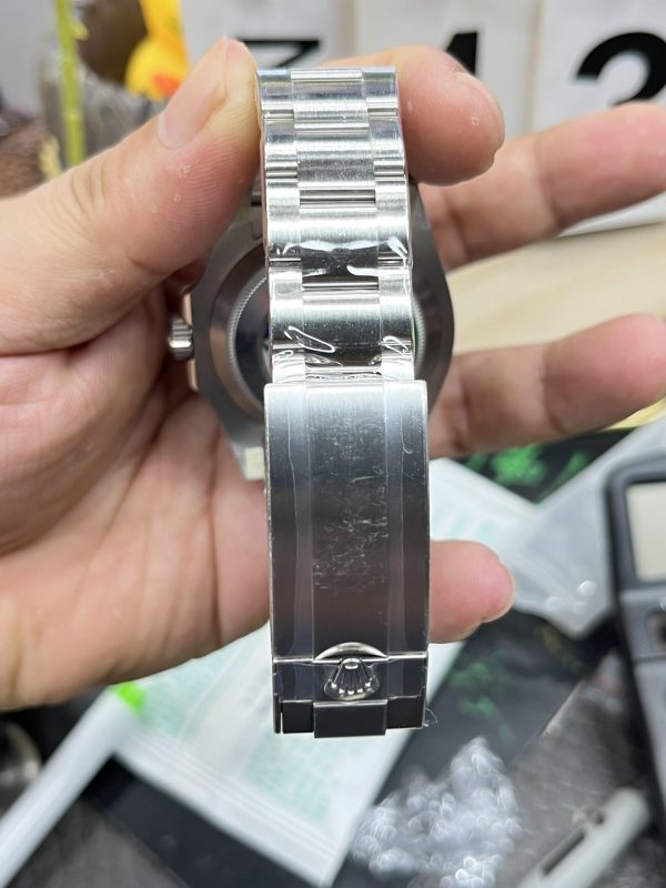 sy_no_F2DDCEEB519A50E48E973BE986678555_8 Rolex Submariner Date Black Dial Black Ceramic Bezel Stainless Steel Bracelet Watch